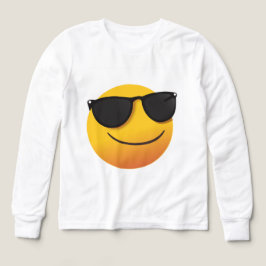 Cool Smiley Sweatshirt | Fun Emoji Graphic Design T Shirt