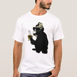 cool smoking monkey tee shirt