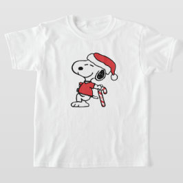 cool snoopy on winter t shirt