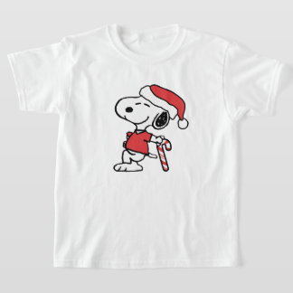 cool snoopy on winter t shirt