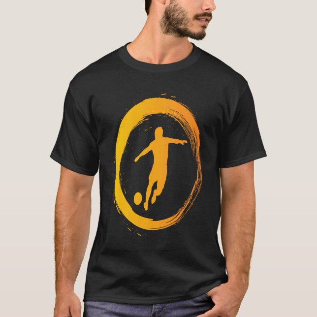 Cool soccer sports and hobby t shirt (Framsida)