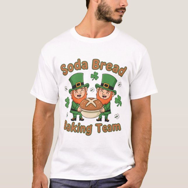Cool Soda Bread Baking Team Artisan Loaf Irish Bak T Shirt (Framsida)