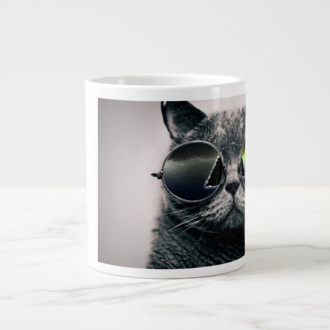 Cool som en katt jumbo mugg (Framsidan)