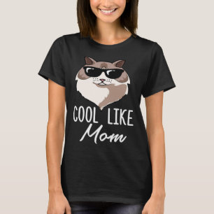 Cool som Mamma Ragdoll Katt Mamma Jul T Shirt