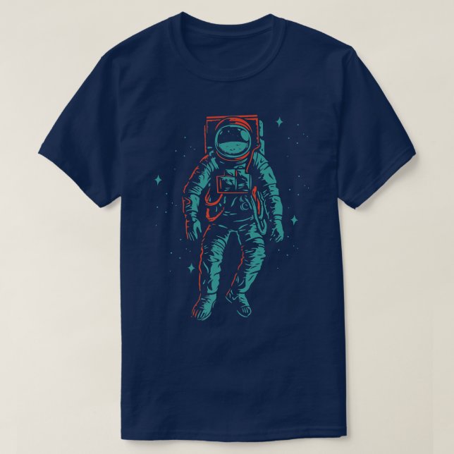 Cool space eplorer shuttle astronaut earth  t shirt (Design framsida)