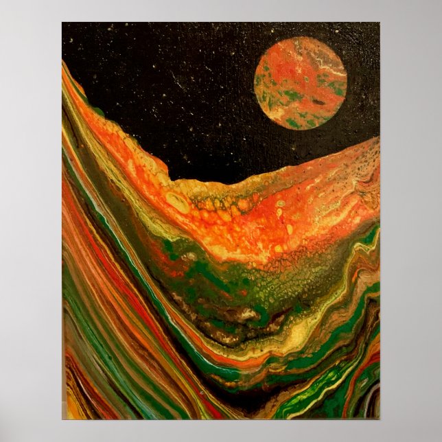 Cool space poster, sci-fi poster (Framsidan)