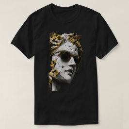 Cool staty med solglasögon – gammal visdom moderni t shirt