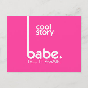 COOL STORY BABE Modern Stil Vykort