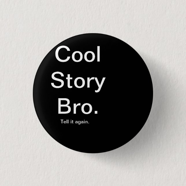 Cool Story Bro. Knapp (Framsida)