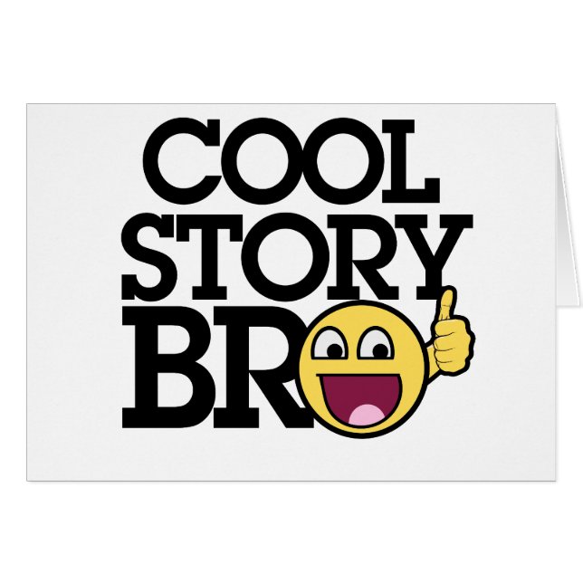Cool story Bro OBS Kort (Framsidan Horizontal)