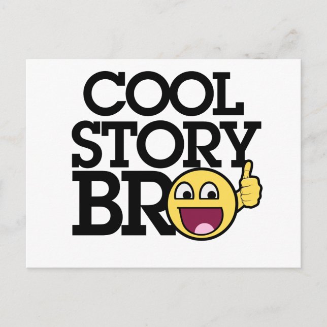 Cool story Bro Vykort (Framsida)
