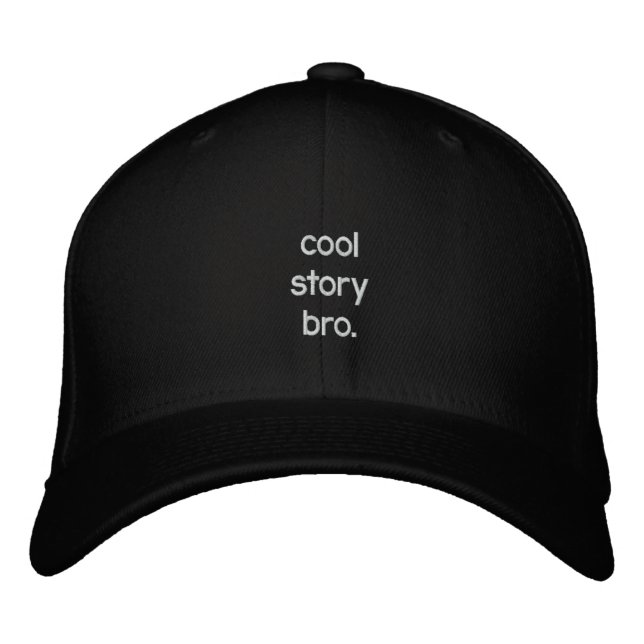 cool story, broder. broderad keps (Framsida)