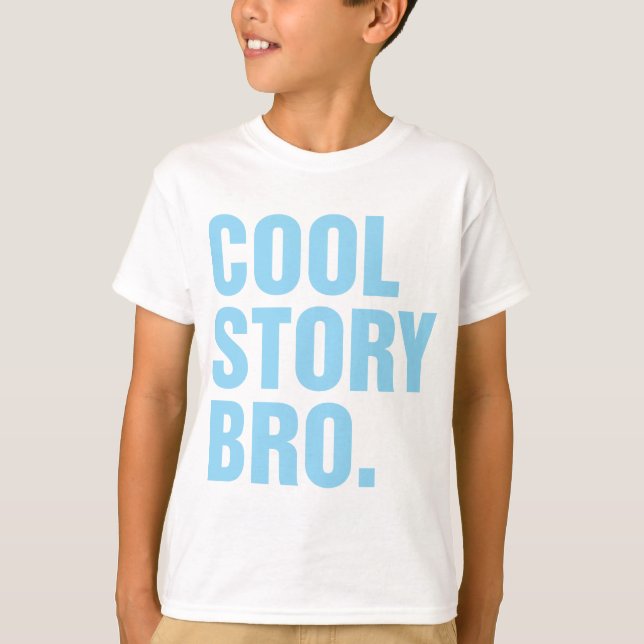 cool story, ljusblå t shirt (Framsida)