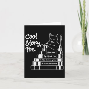 Cool Story Poe Black Cat Edgar Allan Poe Kort
