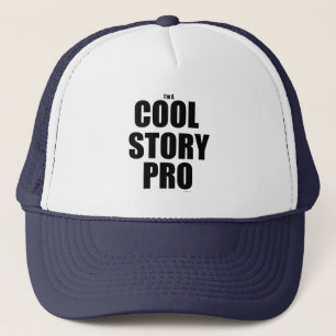 Cool Story Pro Epic Writer Life Motto Keps