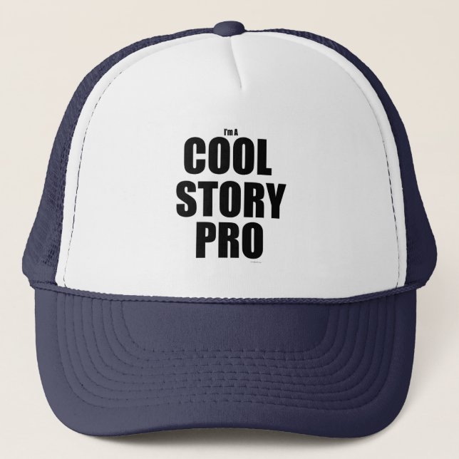 Cool Story Pro Epic Writer Life Motto Keps (Framsida)