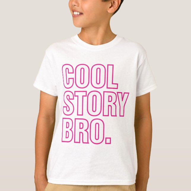 cool story rosa tee shirt (Framsida)