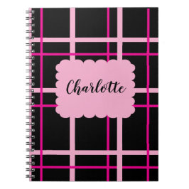 Cool Striped Pattern Anteckningsbok