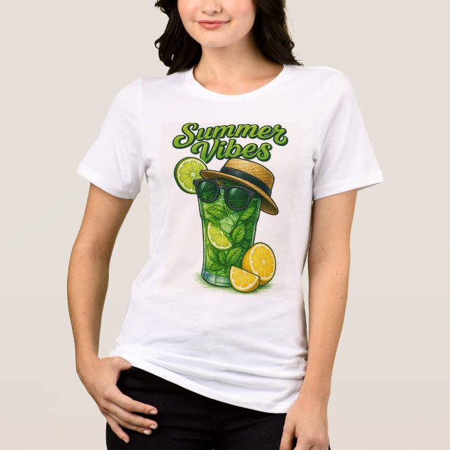cool summer vibe t shirt (Framsida)