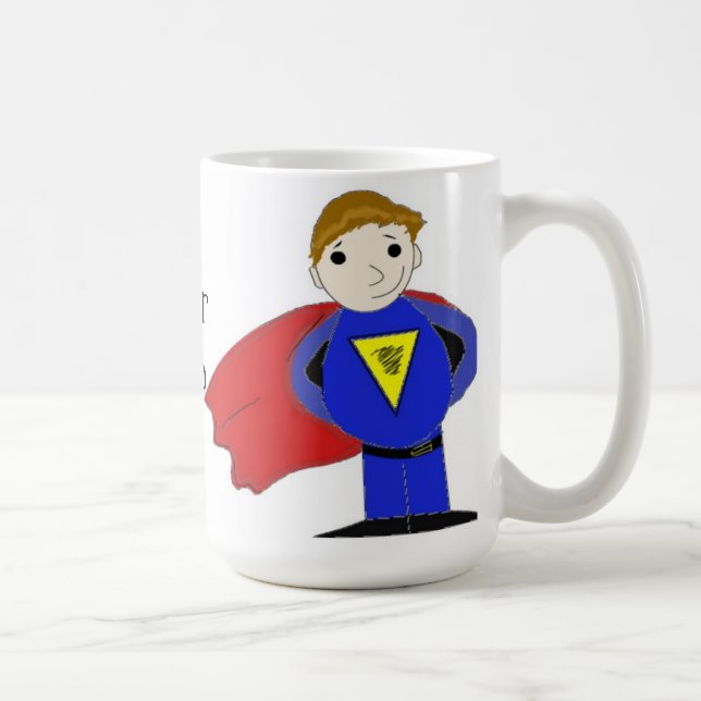Cool Superhjälte Kaffemugg (Höger)