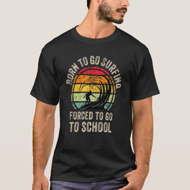 Cool Surfing Sport Graphic for Son Surfing Surfer T Shirt (Framsida)