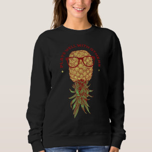 Cool Swinger Pineapple Upp-och-ned-vänd Spelar B T Shirt