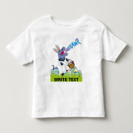 Cool T Rex påskkorg Dinosaur Barn Present Till Shirt