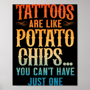 Cool Tattoo Artist konst för män kvinnor Tattooist Poster