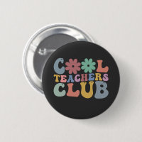 Cool Teacher Club Retro Groovy Tillbaka till skola