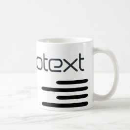 Cool Technotext Techno Text Kaffemugg