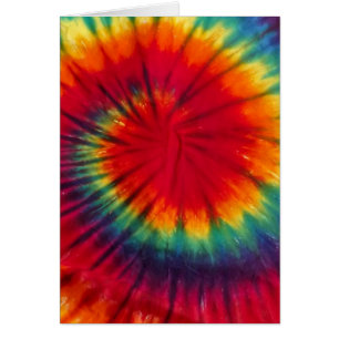 Cool Tie Dye Hälsningskort