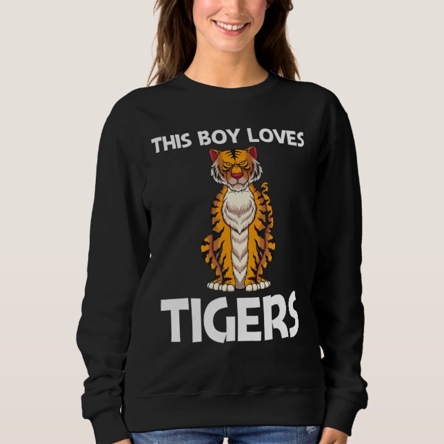 Cool Tiger For Boys Kids Bengal Tiger African Tige T Shirt (Framsida)