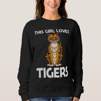 Cool Tiger For Girls Kids Bengal Tiger African Tig T Shirt