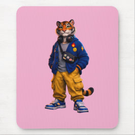 Cool Tiger i Streetwear Art - Urban Style Tiger Musmatta