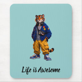 Cool Tiger i Streetwear Art - Urban Style Tiger Musmatta