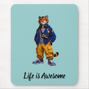 Cool Tiger i Streetwear Art - Urban Style Tiger Musmatta