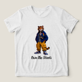 Cool Tiger i Streetwear Art - Urban Style Tiger T Shirt