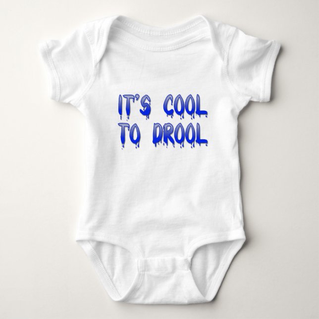 Cool till Drool Baby Infant Romper Tee (Framsida)