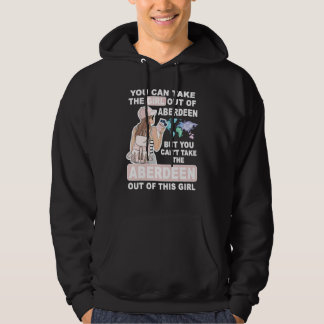 Cool tjej från Aberdeen City Stolt Aberdeen-tjej Hoodie