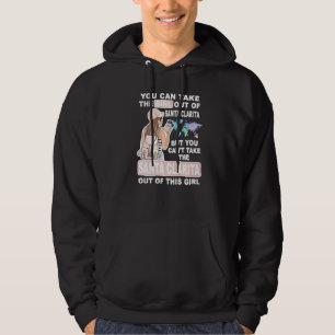 Cool tjej från Santa Clarita City Stolt Santa Clar Hoodie