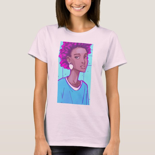 Cool Tjej T Shirt (Framsida)