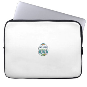 Cool To Be Kind Regnbåge Caterpillar T-Shirt Desig Laptop Fodral