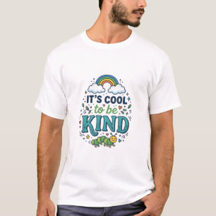 Cool To Be Kind Regnbåge Caterpillar Tröja Design_