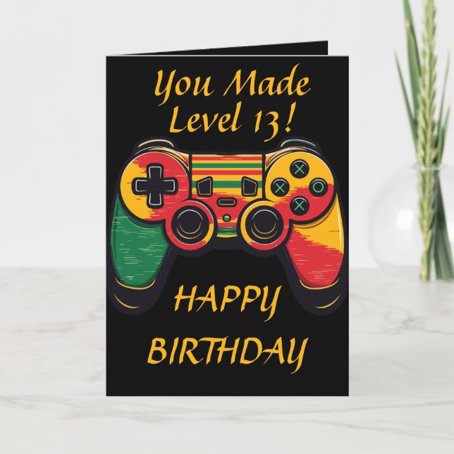 Cool Tonåring Nivå 13 Spelare Kort (Framsida)