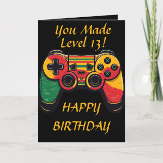 Cool Tonåring Nivå 13 Spelare Kort