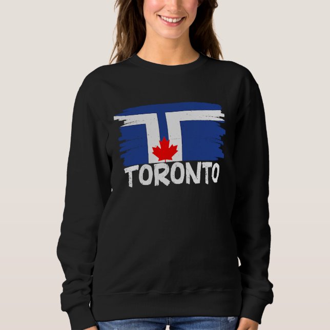 Cool Toronto Flag T Shirt (Framsida)