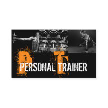Cool Tränare Gym Fitness Affärskort