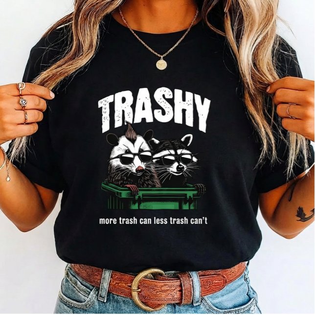Cool Trash Panda och  Opossum för älskare av tvätt T Shirt (Skapare uppladdad)
