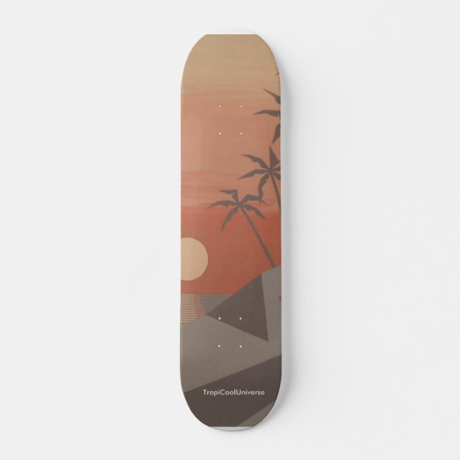 COOL TROPICS Skatebräda Skateboard Bräda 20,5 Cm (Framsida)