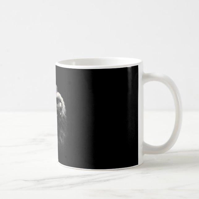 Cool Tupp Rökande Cigaretter Konst Grafik _1  Kaffemugg (Höger)
